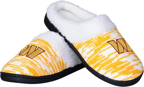 FOCO Women's NFL Sherpa Lined Colorblend Cup Sole Slippers in Saudi Arabia