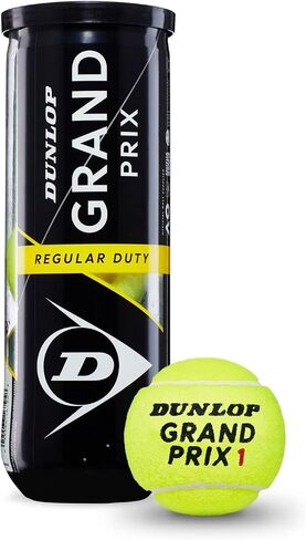 Dunlop Sports Grand Prix Tennis Balls - Case of 24 cans (72 Balls) - Regular Duty and Extra Duty in Kuwait