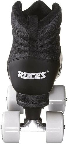 ROCES Unisex Kolossal Black/White Roller Skates for Intermediate and Upper Intermediate Level Skaters | Comfortable High-Performance Street Quad Skates for Women and Men in Kuwait