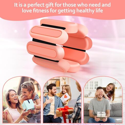 Adjustable Wrist & Ankle Weights Set of 2(1Lbs Each), Premium Silicone Wearable Weight Bracelets, Fits for Yoga, Pilates, Home Gym Workout, Dance, Pool Exercises, Jogging, Cardio, Strength Training in Saudi Arabia