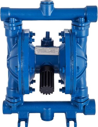 VEVOR Air-Operated Double Diaphragm Pump, 1/2 in Inlet & Outlet, Cast Iron Body, 3 GPM & Max 90 PSI, Nitrile Diaphragm Pneumatic Transfer Pump for Petroleum, Diesel, Oil & Low Viscosity Fluids in Saudi Arabia