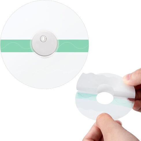 40 Packs Freestyle Libre 3 Covers, Free Style Libre 3 Glucose Sensor Cover, Adhesive Patches Pre-Cut Back Paper Long Lasting for 10-14 Days, No Glue in The Center by SUNMON (Transparent) in Kuwait