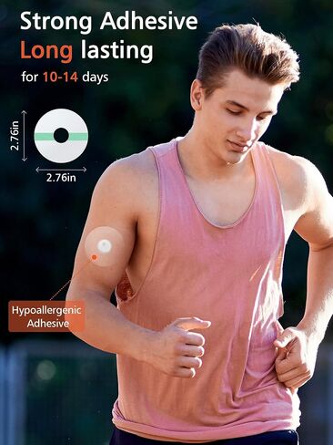 40 Packs Freestyle Libre 3 Covers, Free Style Libre 3 Glucose Sensor Cover, Adhesive Patches Pre-Cut Back Paper Long Lasting for 10-14 Days, No Glue in The Center by SUNMON (Transparent) in Kuwait