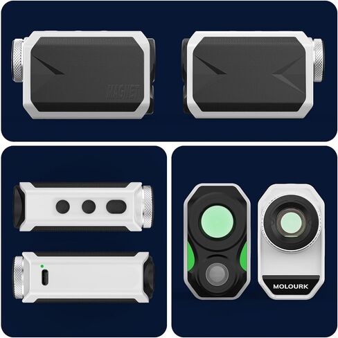 GC01 Golf Rangefinder with Slope, 6X Magnification, High-Precision Laser Range Finder Golfing, Flag Pole Locking Vibration, Rechargeable Range Finders with Magnet Stripe in Kuwait