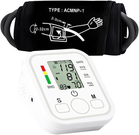 أجهزة قياس ضغط الدم للاستخدام المنزلي، شاشة رقمية أوتوماتيكية للذراع العلوي، سوار ذراع واسع النطاق in Kuwait