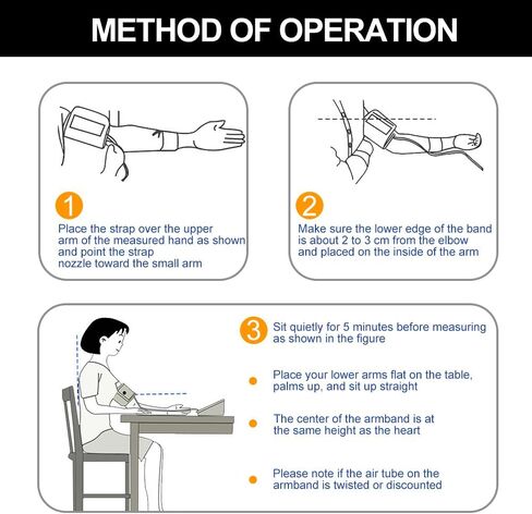 أجهزة قياس ضغط الدم للاستخدام المنزلي، شاشة رقمية أوتوماتيكية للذراع العلوي، سوار ذراع واسع النطاق in Kuwait