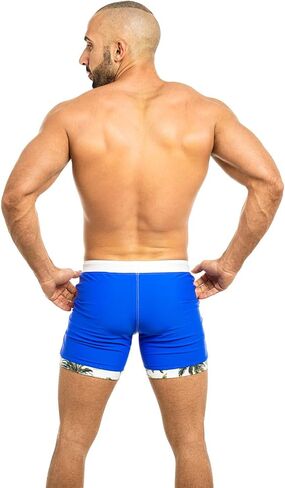 Taddlee Men's Swimwear Swimsuits Swimming Boxer Briefs Surf Board Trunks Pockets in Saudi Arabia