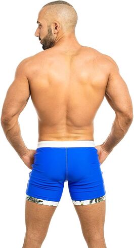 Taddlee Men's Swimwear Swimsuits Swimming Boxer Briefs Surf Board Trunks Pockets in Saudi Arabia