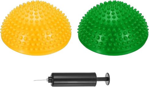 PATIKIL Half Spiky Domes Balance Pods Balance Trainer Dots with Hand Pump for Core Body in Saudi Arabia