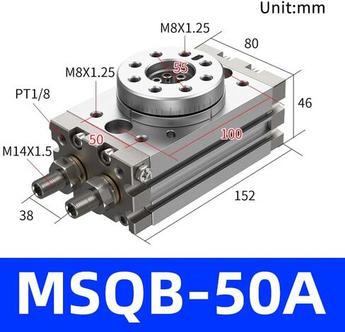 Pneumatic Swing Rotary Cylinder 180-degree Rotary Cylinder MSQB-10A in Saudi Arabia