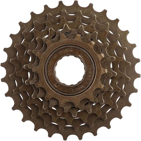 6 Speed Mountain Bike Cassette, Bicycle Freewheel 14T to 28T Premium Metal Bicycle Cassette Suitable for Mountain Bike, Road Bike, MTB, BMX in Kuwait