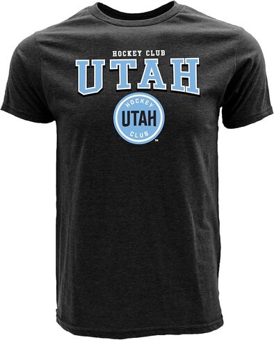Blue 84 NHL Officially Licensed T-Shirt Heathered Black in Saudi Arabia