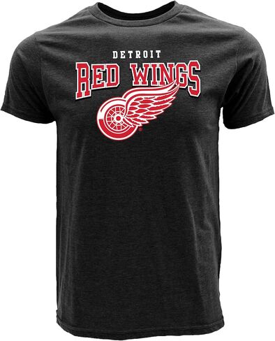 Blue 84 NHL Officially Licensed T-Shirt Heathered Black in Saudi Arabia