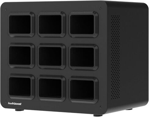 EdgePower 9-Bay Battery Charging Station – Charges and Stores Nine EdgePower Batteries – Batteries Not Included - Use w/KwikBoost EdgePower Charging Solution for Classrooms and Offices in Saudi Arabia