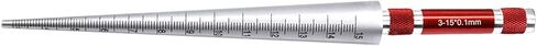 Hole Tapered Ruler, Calliper Gauge，Wide Application Taper Aperture Gauge,Round Hole Measuremen,Aperture Tester(0.1-5MM) in Kuwait