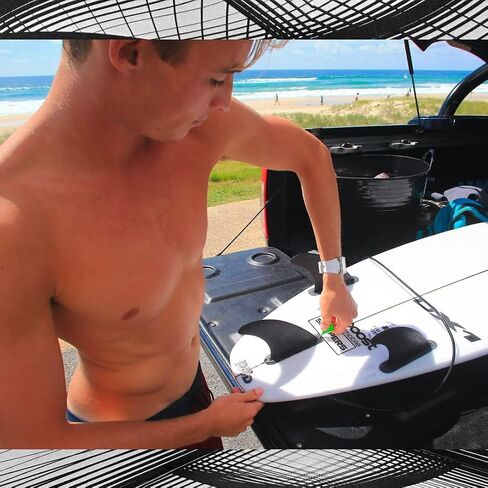 Shapers Surfboard Core-Lite Tech Quad Rear Fins Compatible with FCS II Fin Systems in Saudi Arabia