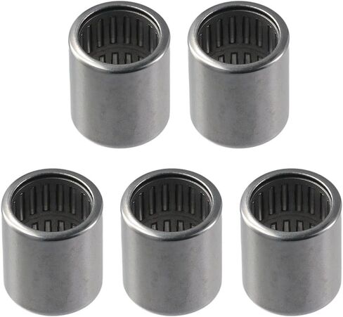 Drawn Cup Needle Roller Bearing 5pcs Silver Smooth Pre-Lubricated Open End Low Noise Chrome Steel Needle Rollers Pumps and Compressors(HK2030 20x26x30mm) in Saudi Arabia