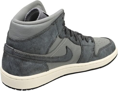 Air Jordan 1 Mid SE Women's Shoes (FJ3448-001, Smoke Grey/Sail/Off Noir) in Saudi Arabia