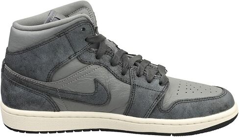 Air Jordan 1 Mid SE Women's Shoes (FJ3448-001, Smoke Grey/Sail/Off Noir) in Saudi Arabia