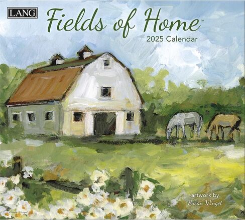 LANG Fields Of Home 2024 Wall Calendar (24991002032) in Saudi Arabia