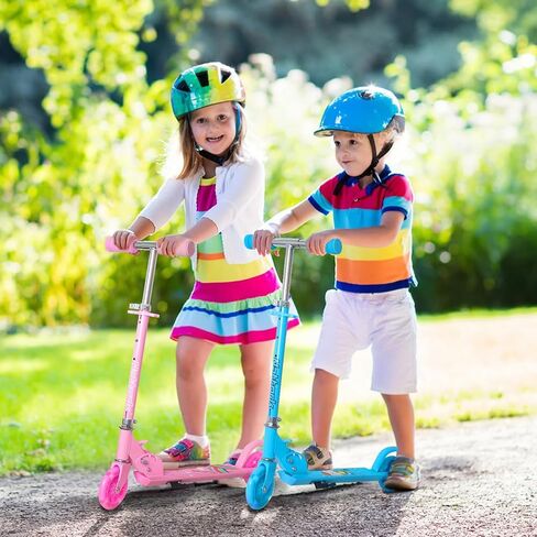 Nattork Scooter for Kids Ages 3-8 – Kick Kids Scooters for Boys & Girls Light up Wheels Portable Lightweight Folding Design with Reducing System and Adjustable Height Handlebars and up to 110 Lbs in Saudi Arabia