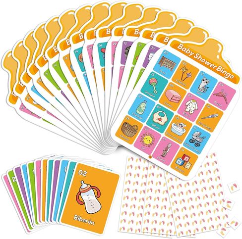 ألعاب استحمام الطفل للفتاة الصبية، ألعاب استحمام الطفل، بطاقات بينغو استحمام الطفل، ألعاب أنشطة استحمام الطفل المضحكة، ألعاب بينغو للحفلات للبالغين والأطفال in Kuwait