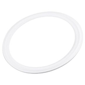 MECCANIXITY PTFE Gasket Flange O-Ring for 4 Inch Vacuum Clamp, White Pack of 2