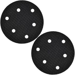 عبوتان من وسادة الصنفرة المميزة ذات الخطاف والحلقة مقاس 5 بوصات و6 فتحات لآلات الصنفرة المدارية العشوائية، تعمل بشكل ملحوظ على إطالة عمر وسادة الدعم، وواقي وسادة الصنفرة متعدد الفتحات in Kuwait