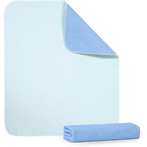 Washable Underpads - 19.7" x 23.6" (Pack of 1 pc) - 4-Layer Soft High Absorbency, Waterproof and Reusable Bed Pads for Incontinence