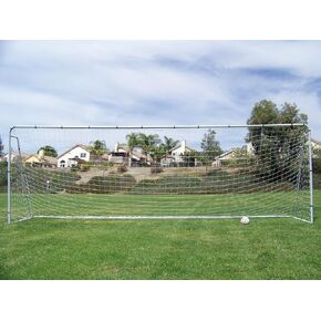 PASS 21 X 7 Ft. Official Youth Modified Size. Heavy Duty Steel Soccer Goal w/Net. Regulation Youth Modified, League Size Goals. Professional Practice Training Aid. 21 X 7, 21x7 Foot