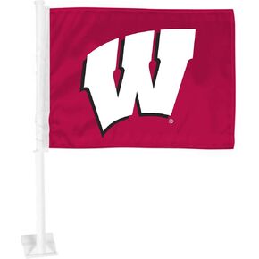 FANMATS 41710 Wisconsin Badgers Car Flag 2-pk
