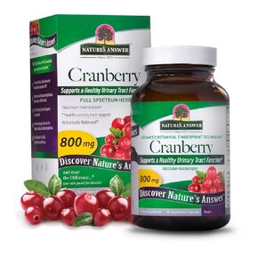 Nature's Answer Cranberry Fruit Vegetarian Capsules, 90-Count | Promotes Urinary Tract Support | Healthy Bladder Function | Natural Detoxifier