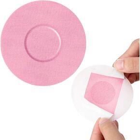 20 Pack Freestyle Libre 2 Covers, Libre 2 Sensor Covers Waterproof Skin-Friendly Long Lasting for 10-14 Days, No Glue in The Center by SUNMON (Pink)