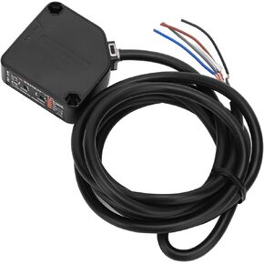 Hilitand Photoelectric Switch Diffuse Reflection Sensor Proximity Switch 24‑240V BEN300‑DFR for Level Detection, Level Control