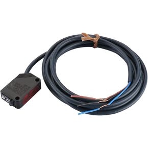 Baomain Diffuse Reflection Photoelectric Sensor Switch E3Z-D81, PNP Output, 30-100mm, DC 10-30V, 300mA, Work for Machine Tools Metallurgy, Chemicals, Automatic Doors