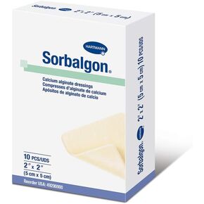 Sorbalgon Calcium Alginate Dressing 2" x 2"