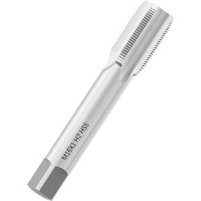 Metric Machine Tap M16 x 1, HSS 6542 Screw Tap H2, 4 Straight Flutes Thread Hole Repair Tools, Screw Milling Threading Machinist Repair(M16 x 1mm)
