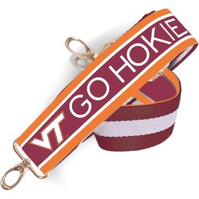 Virginia Tech Patterned 1.5" Purse Strap