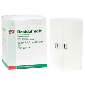 Lohmann&Rauscher 78895 Rosidal Soft Foam Dressing & Lymphedema Padding, 15cm x .4cm x 2.5m (6" Wide, .16" Thick x 2.7yds.), Pack of 14