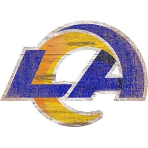 NFL St. Louis Rams Unisex Los Angeles Rams Team Logo 8in Cutout, Team Color, 8 inch
