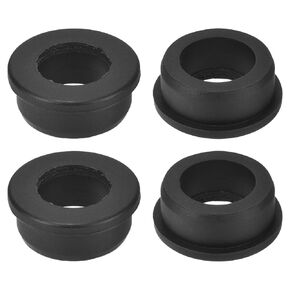 uxcell 4Pcs Rubber Grommets 1-1/4"(32mm) Drill Hole, 7/8"(22mm) ID Hole Top Hat Grommet Black Silicone Rubber Hole Plug Gasket for Wiring, Automotive