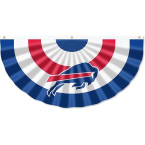 WinCraft Buffalo Bills Bunting Pleated Fan Banners
