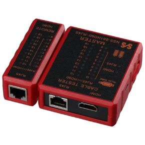 Digital Network Cable Tester for RJ11/RJ12/RJ45, High Definition HDMI Wire Tester, Ethernet Tester Checker, LAN Cable Detector