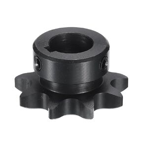 uxcell #40 Chain Roller Sprocket B Type, 5/8" Bore 9 Tooth Single Strand Chain Sprocket, Carbon Steel, Keyway with Set Screws