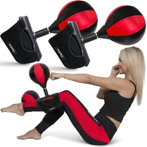 Abs Workout Equipment Punching Bag for Adults – Fun Sit Up Exercise Equipment for Crunches – Speed Punching Bag Crunches, Leg Trainer, Waist Trainer for Home Workout, Office, Fitness Gifts