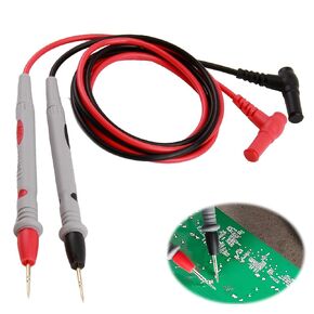 1000V 20A Test Probe Lead Multimeter Meter Tester Ultra-Sharp Electrician Test Leads Gold-Plated Electronic Clamp Meter for Electrical Testing Current Temperature Diode Voltmeter Amplifier Capacitor