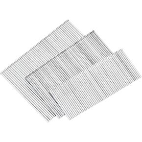 uxcell 3000Pcs 16 Gauge Brad Nails, 1-1/4",2",2-1/2" Length Straight Finishing Nails, Galvanized Carbon Steel Nails for Woodworking Construction Silver Blue