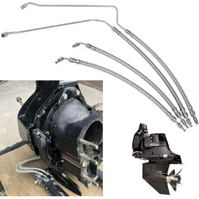 New Trim Tilt hydraulic Ram Cylinder hose kit Fit for Mercruiser Alpha One 15-9/16", BravoI, II, III, X, XR, XZ, 9B-104 & 9B-121 Trim Cylinders Replacement for 32-99904Q 32-864589 32-864588