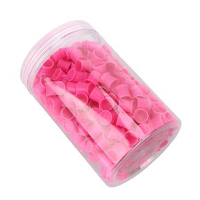 300pcs Ink Cup, Disposable Silicone Pigment Cup Color Eyebrow Lip Eye Pigment Cup Tools 12mm