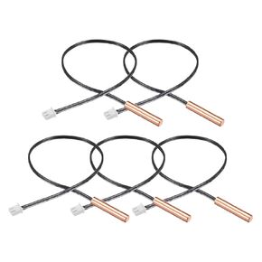 NTC Thermistor Probe 5K 1.3ft Waterproof Copper Temp Sensor Probe, [for Digital Temperature Transmitter] - 5pcs